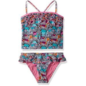 Vigoss Girls' Magic Kingdom Tankini Swim Set Multi Size 7/8